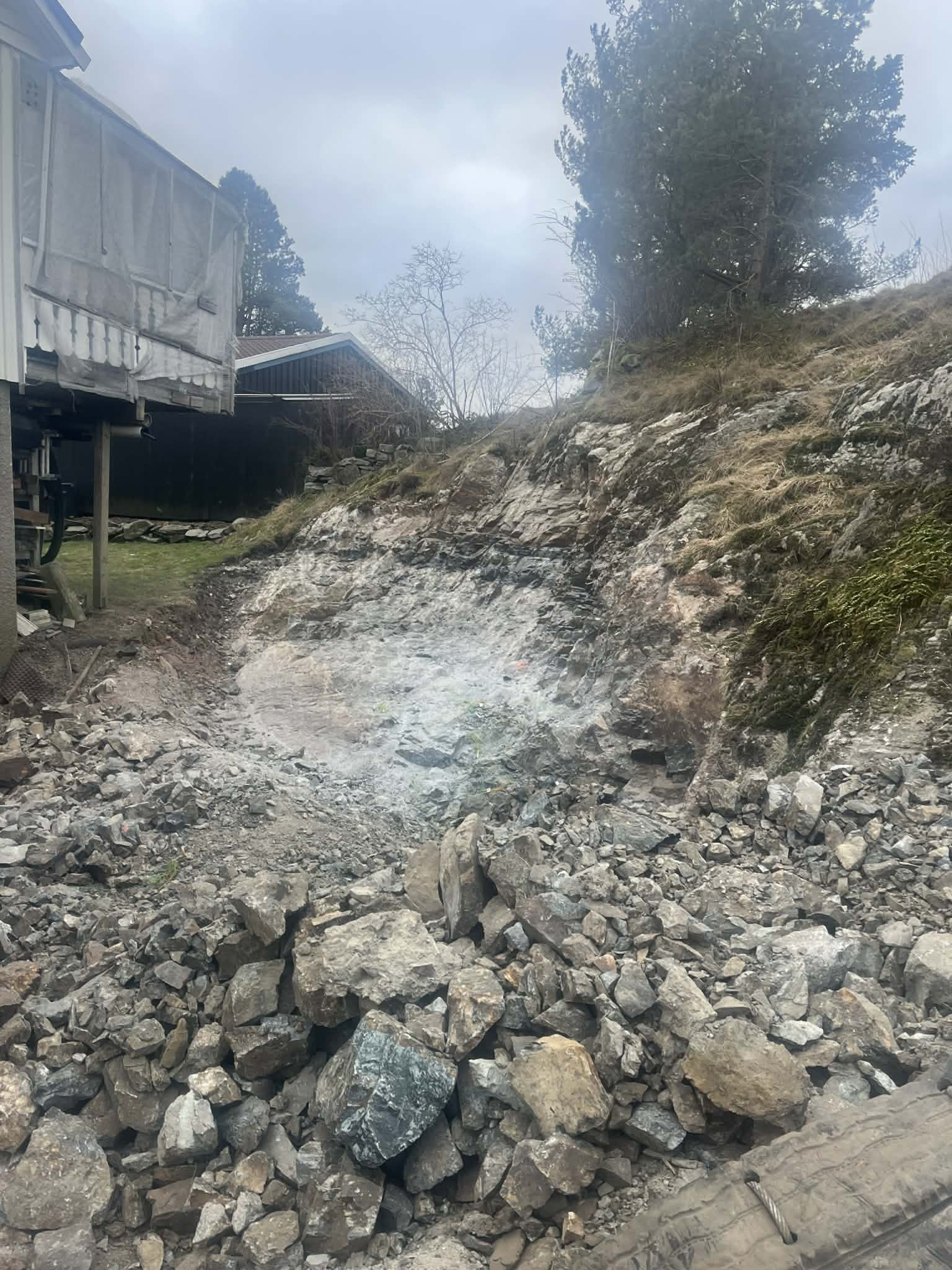 Sprenging av fjell